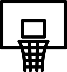 Basketball Hoop Silhouette Cutting Svg Files, Free Vectors File